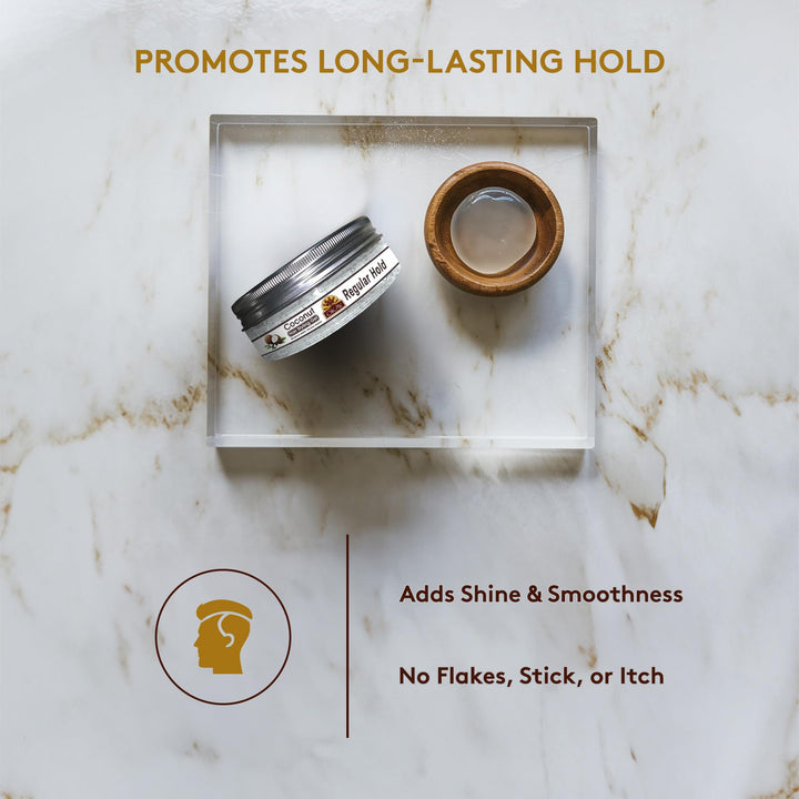 OKAY COCONUT HAIR STYLING GEL, REGULAR HOLD 7.25OZ