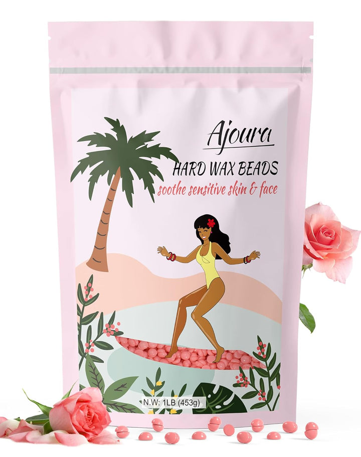 1Lb Ajoura Refill Wax Beans | Coarse Brazilian Wax for At-Home Hair Removal