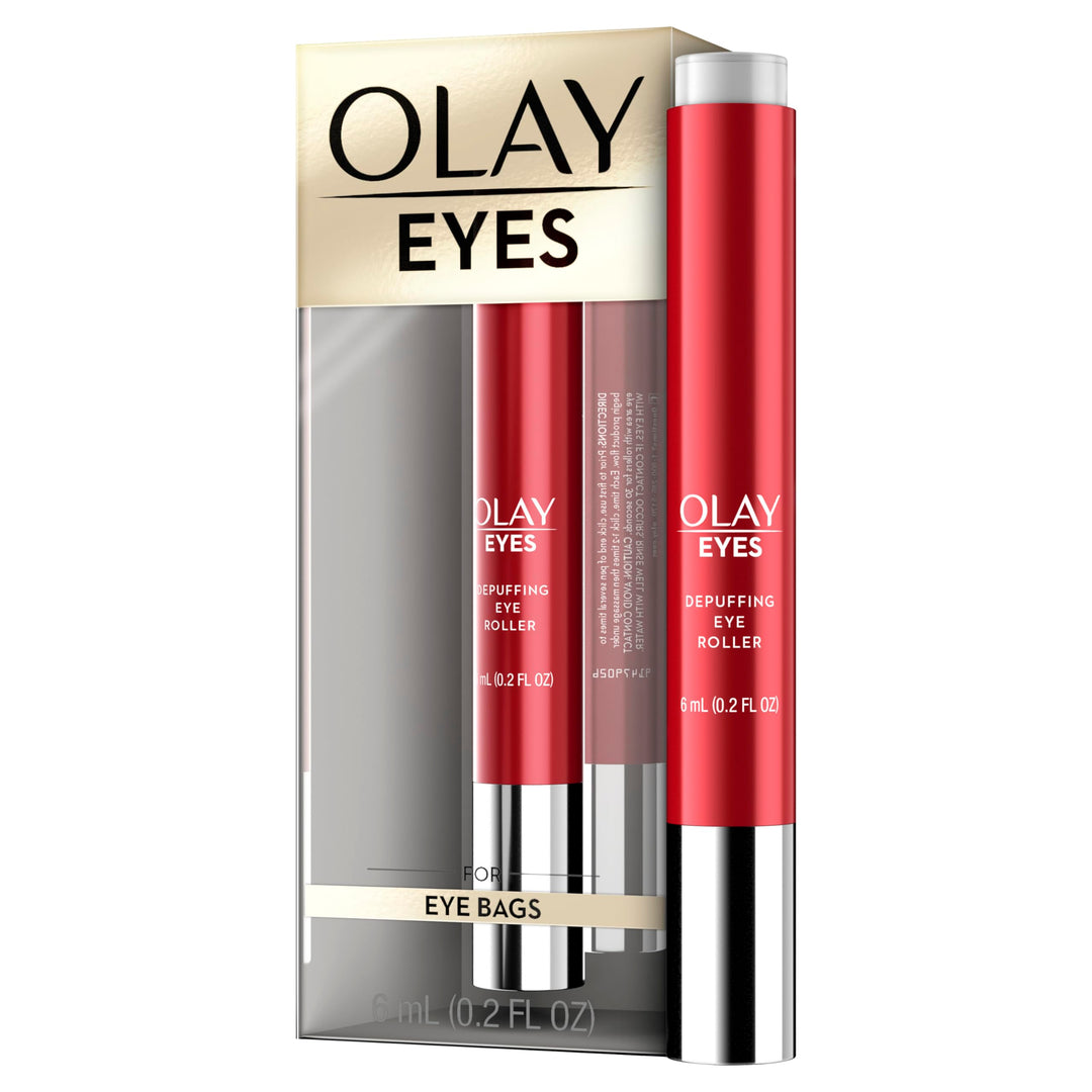 Eye Treatment By Olay Eyes Depuffing Eye Roller With Vitamin E Massages To Help Reduce Puffiness And Instantly Awaken Tired-Look