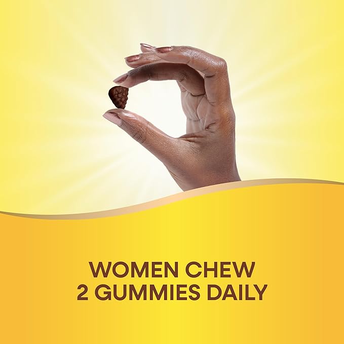Nature's Way Alive Women’s 50+ Daily Gummy Multivitamins, Supports Multiple Body Systems*, Supports Healthy Heart, Brain & Bones,* B-Vitamins, Mixed Berry Flavored, 150 Gummies (Packaging May Vary)