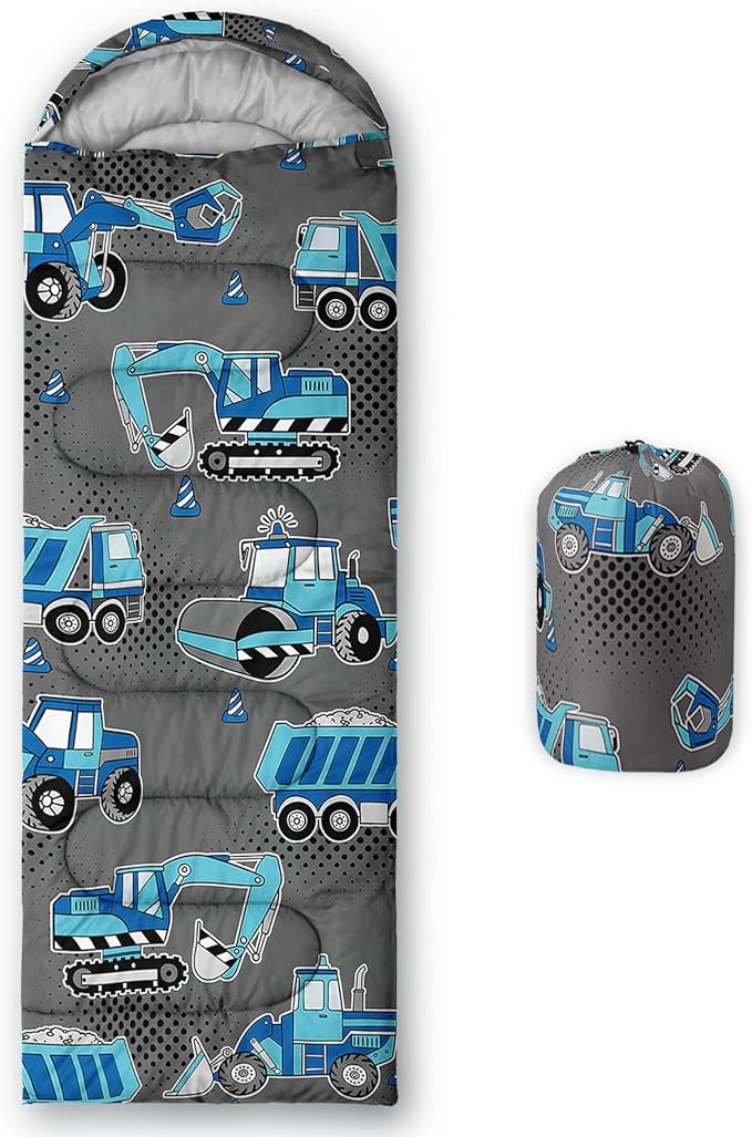 Axolotl Unicorn Sleeping Bag for Kids Boys Girls–Lightweight Warm Cold Weather Sleeping Bags,Waterproof Portable Sleeping Bag with Compression Sack for Camping Backpacking Outdoor Indoor