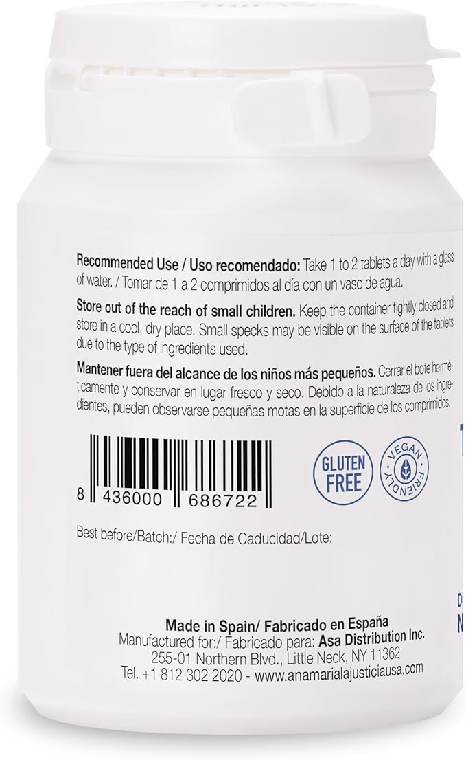 Ana María Lajusticia TRYPTOPHANE Plus ASHWAGANDHA+RHODIOLA&Magnesium 60 TABS