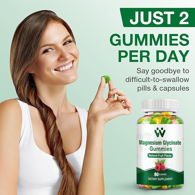 Magnesium Glycinate Gummies for Adults & Kids