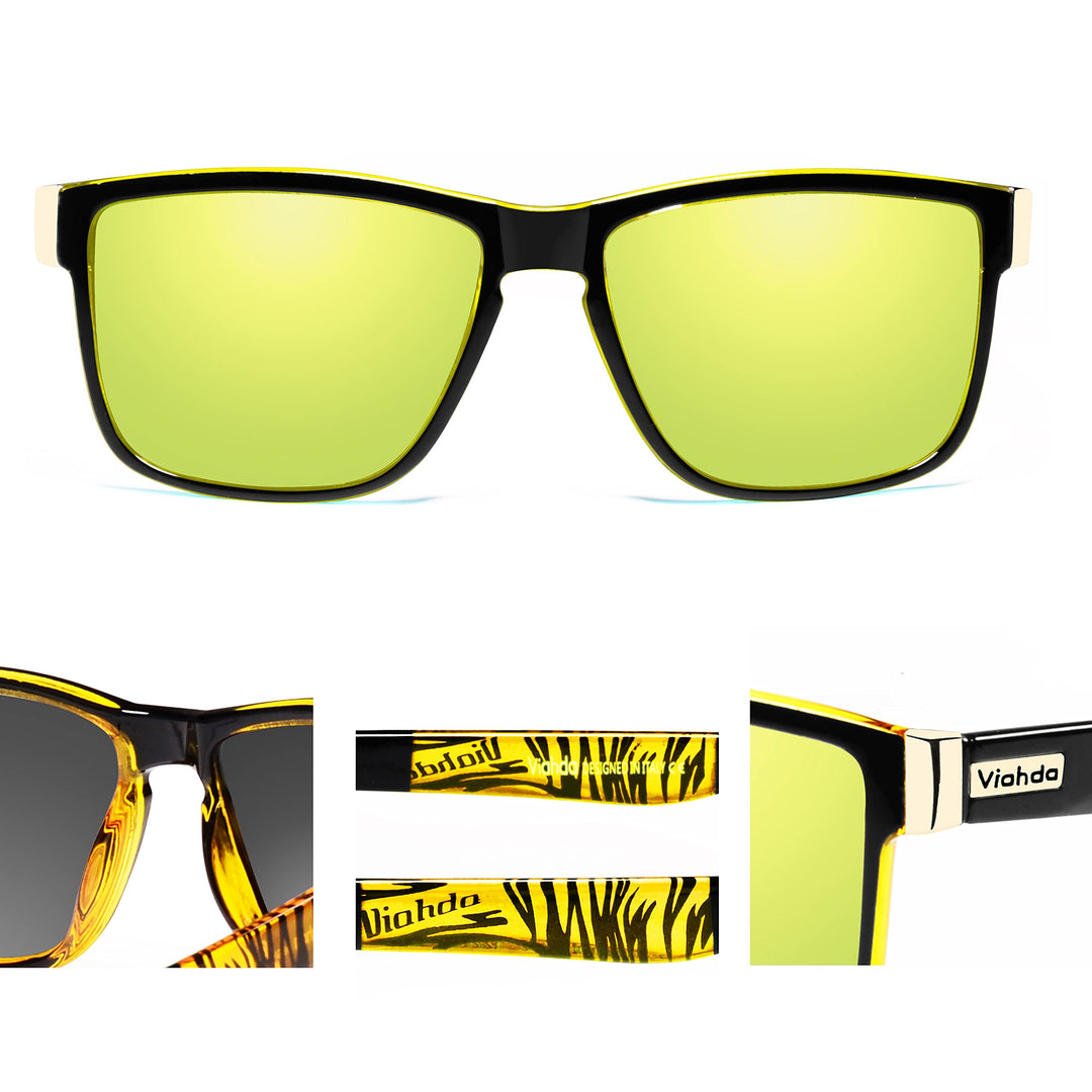 VIAHDA Polarized Sports Sunglasses for Man Cycling Running Fishing Golf Sun glasses Women HD6009