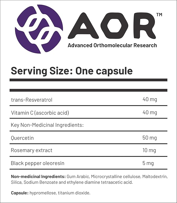 Acta Resveratrol (90 VeggieCaps) Brand: A.O.R Advanced Orthomolecular Research