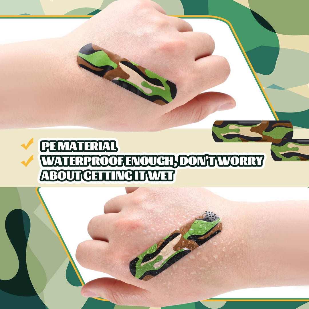 120 Pcs Kids Bandages Bulk Cute Cartoon Flexible Bandages Waterproof Breathable Bandages Strip Protect Cuts and Scrapes for Girls Boys Children Toddlers (Cool Style)