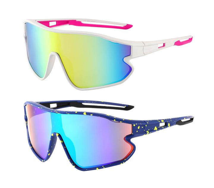 Yogo Vision Kids Sports Sunglasses Youth Lightweight Baseball Sun Glasses UV400 Protection Sport Frame Shades for Boys Girls