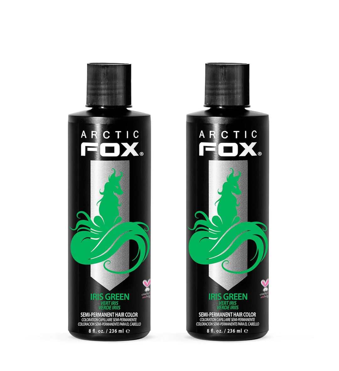 ARCTIC FOX Frose Vegan Semi-Permanent Hair Color Dye | 4 Fl Oz | Pack of 2