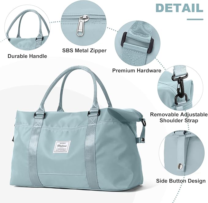 Travel Duffel Bag,Sports Tote Gym Bag,Shoulder Weekender Overnight Bag for Women