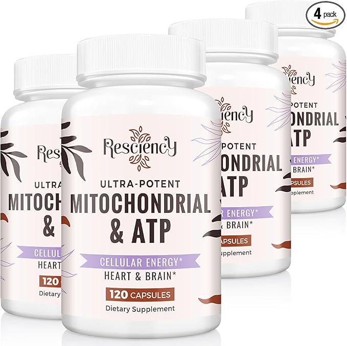 2326 MG Mitochondrial Supplements with ATP, Vitamins, CoQ10 & PQQ, More Effective Than Creatine HMB & Nitric Oxide, Energy, Endurance, Strength, Recovery & Muscle, Organic, 480 Capsules