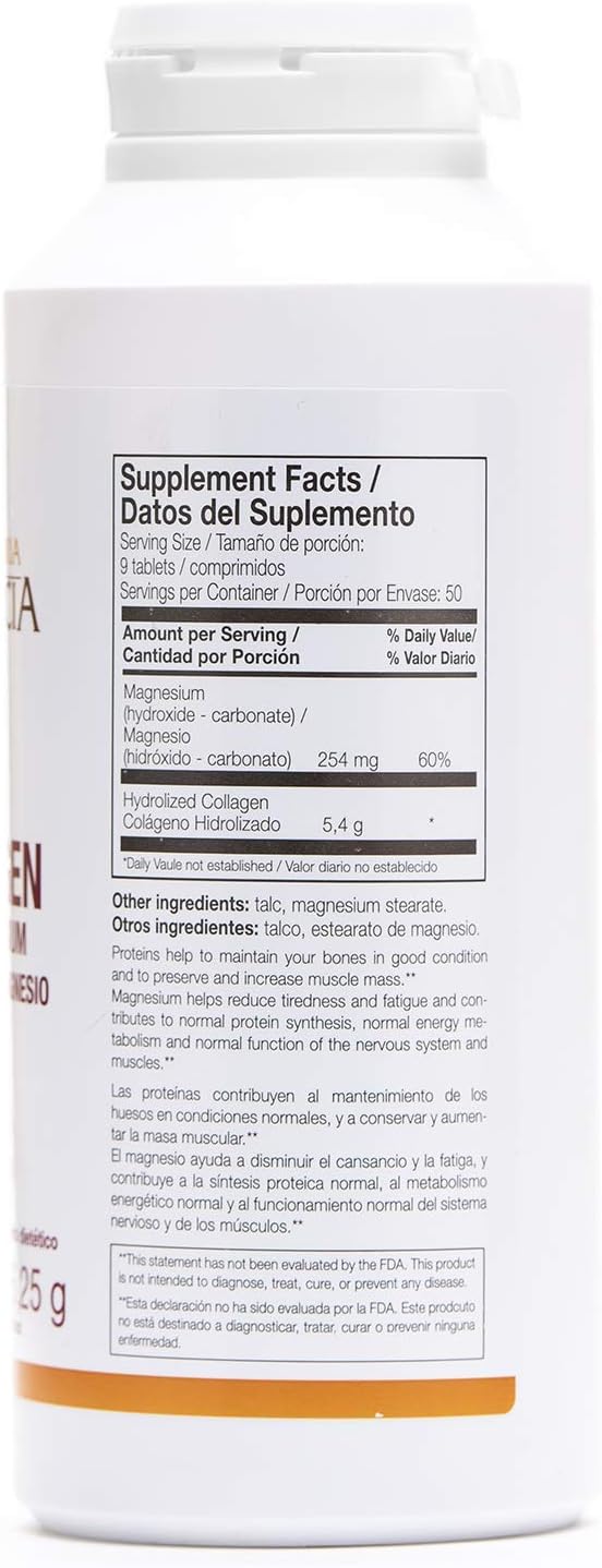 Ana Maria Lajusticia -- 3 Pack High Absorption Collagen Pills with Magnesium. Healthy Skin, Nails, Hair and Ligaments. Natural Supplement, 450 Tablets.