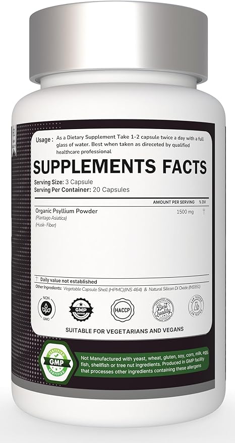 Psyllium Husk Supplement (Pack of 20)