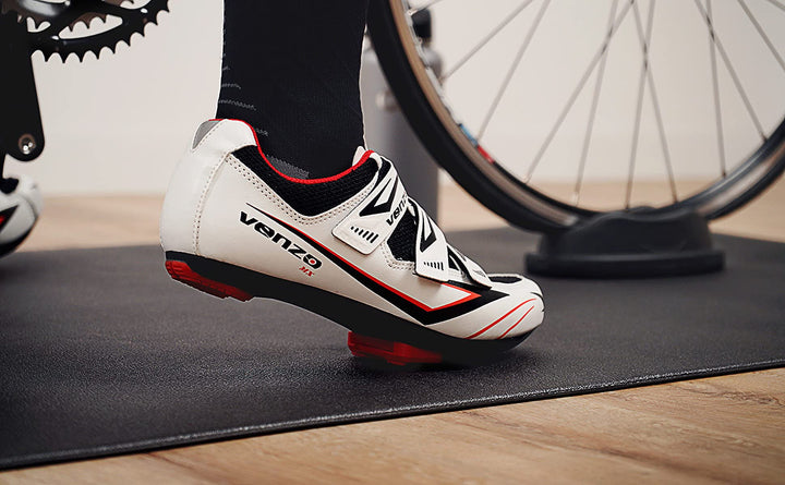 CyclingDeal Bike Trainer Floor Mat - Compatible with Indoor Exercise Stationary Bike Treadmill Elliptical Waterproof Gym Flooring Equipment - Indoor Cycle Stepper - Soft 30" x 60" (76 x 153cm)