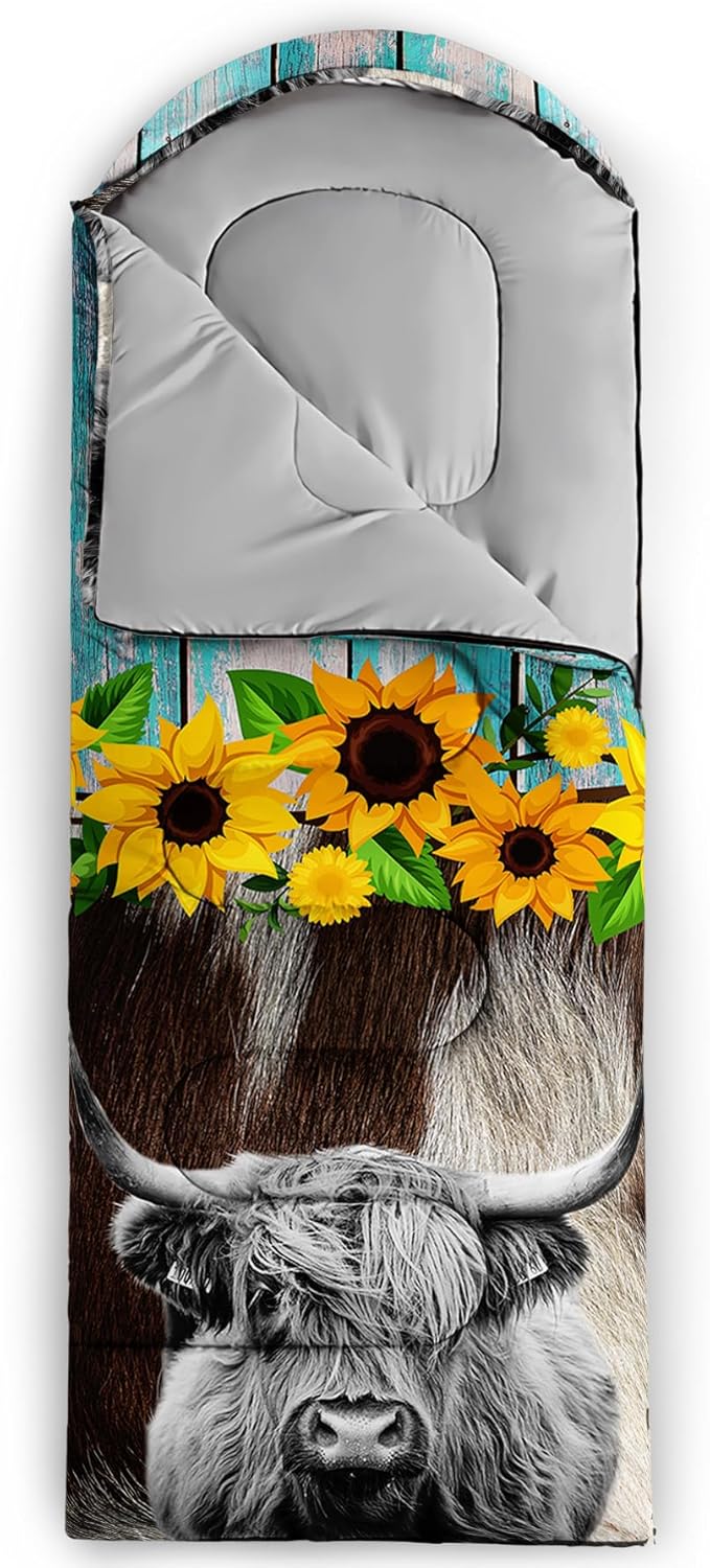 Axolotl Unicorn Sleeping Bag for Kids Boys Girls–Lightweight Warm Cold Weather Sleeping Bags,Waterproof Portable Sleeping Bag with Compression Sack for Camping Backpacking Outdoor Indoor