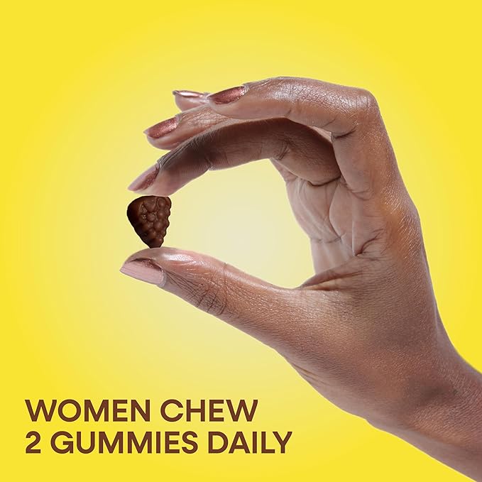 Nature's Way Alive! Women’s 50+ Daily Gummy Multivitamins, Supports Multiple Body Systems*, Supports Healthy Heart, Brain & Bones,* B-Vitamins, Mixed Berry Flavored, 130 Gummies (Packaging May Vary)