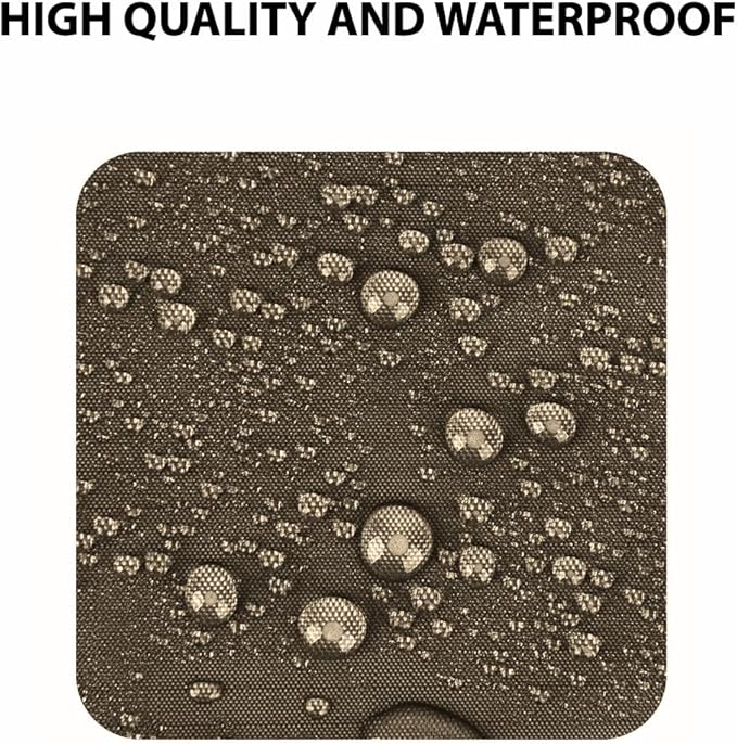 Gold Armour Rainfly Tarp for Hammock and for Tent, Camping Essentials Rain Fly Cover, Waterproof Lightweight Camping Accessories, Survival Camping Gear Camping Tent Accessories (Brown)