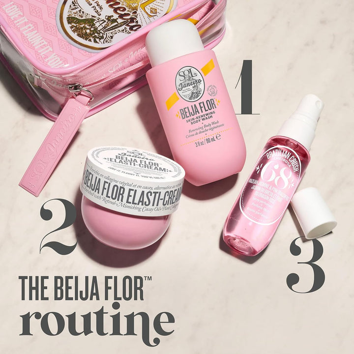 SOL DE JANEIRO Jet Set | Travel-Size Body Care Set | Tropical Fragrance