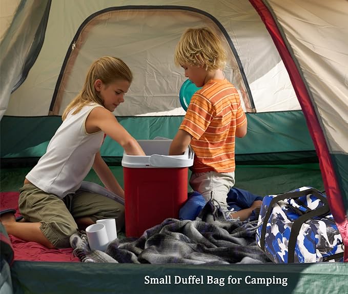 JIANYA Kids Overnight Duffle Bag Boys Sports Bag Gymnastics Bag with Shoe Compartment & Wet Pocket, Carry On Sleepover Bag Gym Bag for Kid Boys