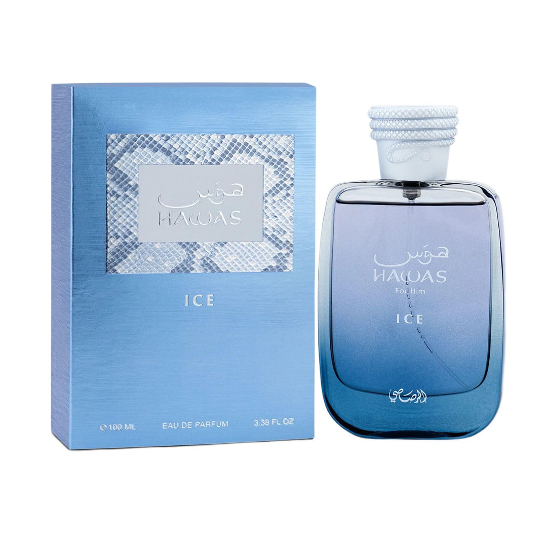 RASASI Hawas Ice Eau de Parfum for Men | 100ml | Premium Arabian Fragrance