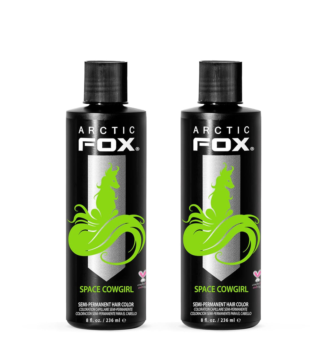 ARCTIC FOX Frose Vegan Semi-Permanent Hair Color Dye | 4 Fl Oz | Pack of 2