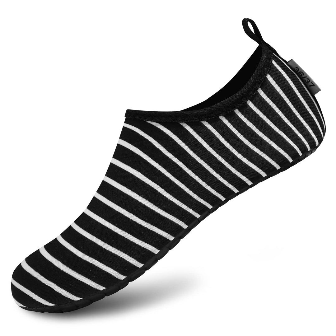 VIFUUR Water Sports Unisex Shoes BlackStripes - 5.5-6.5 W US/ 4.5-5.5 M US (36-37)