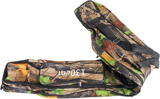 Sougayilang Folding Fishing Rod Case Organizer Pole Storage Bag Rod Reel Tackle Carrier Fishing Rod Bag Fishing Case