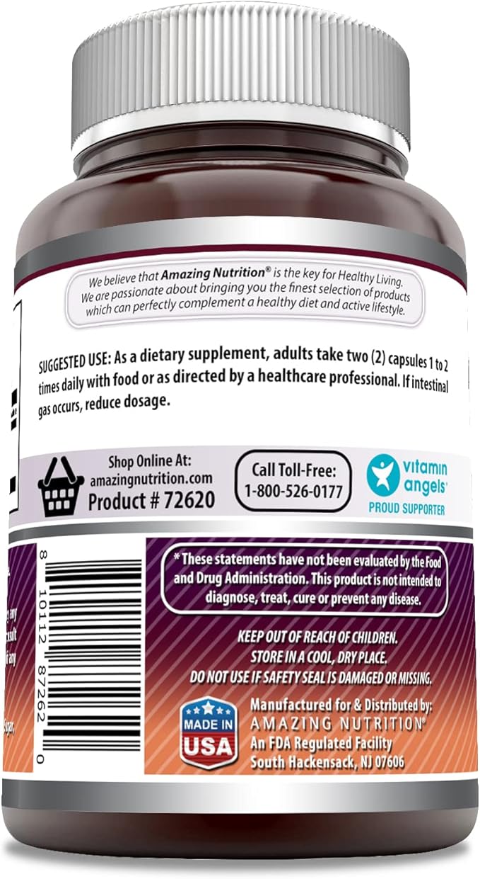 Amazing Formulas MSM (Methylsulfonylmethane) Supplement | 2000 Mg per Serving | 120 Capsules | Non-GMO | Gluten-Free | Made in USA
