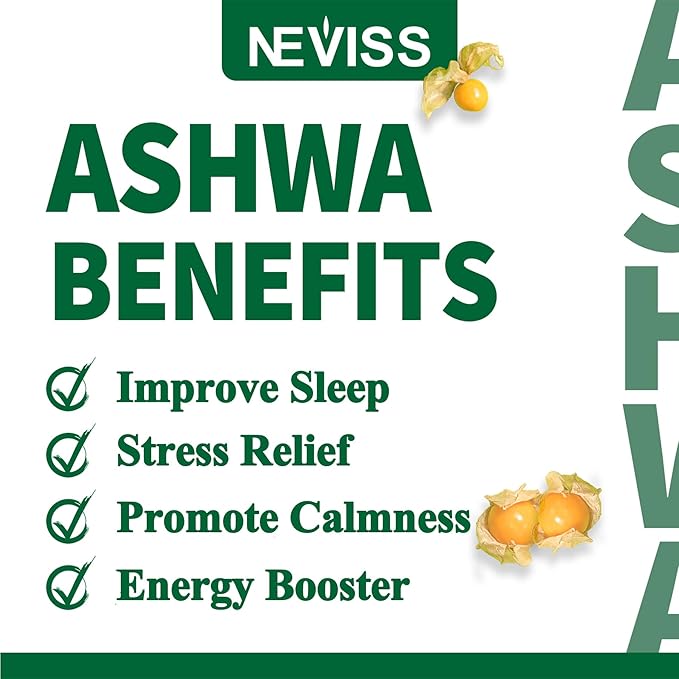 NEVISS Black Seed Oil Gummies, Chlorophyll & Sea Moss Supplement 500mg Ashwagandha Gummies 2000mg