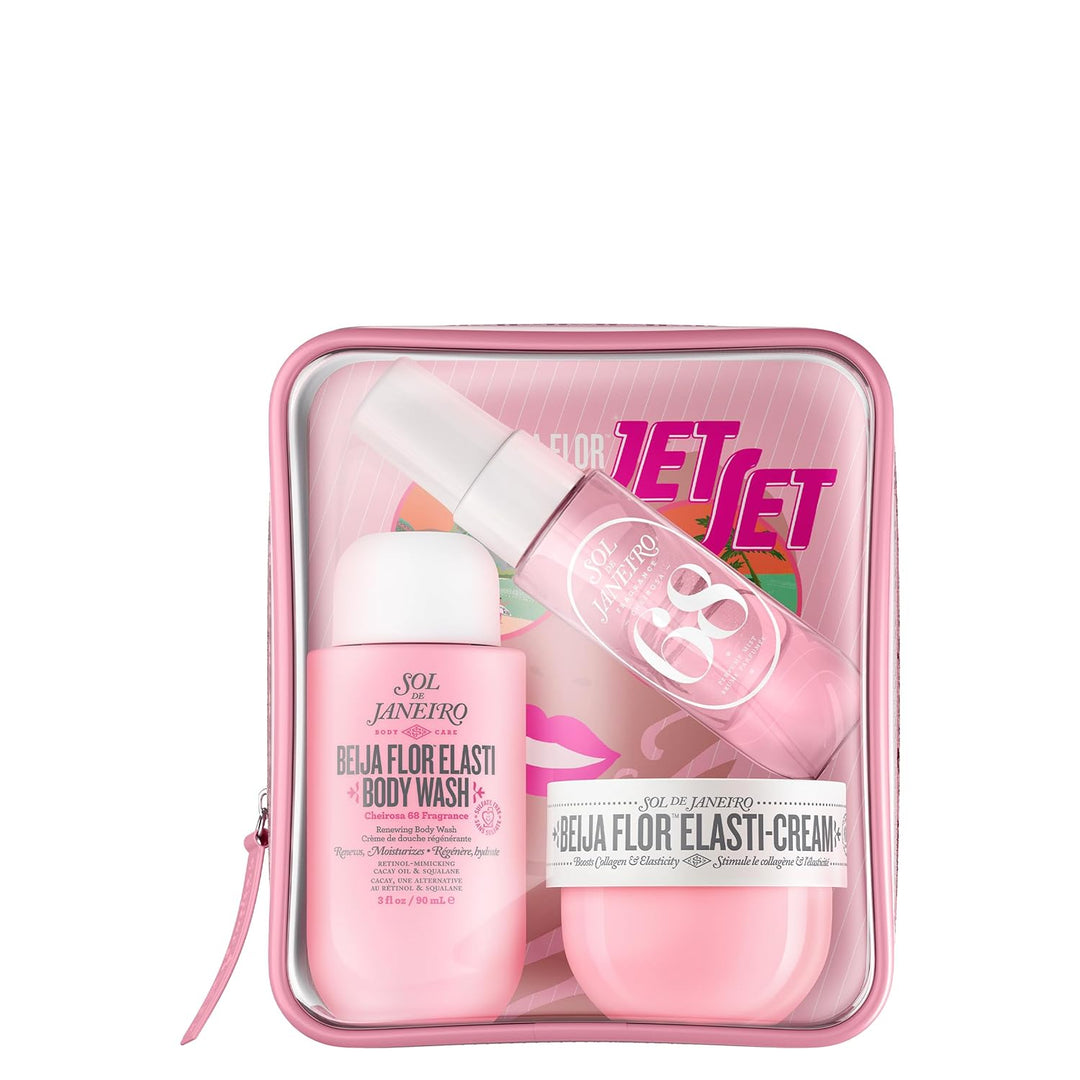 SOL DE JANEIRO Jet Set | Travel-Size Body Care Set | Tropical Fragrance