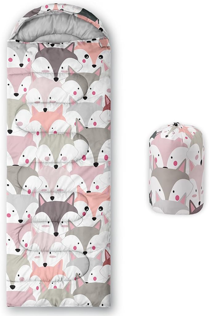 AILONEN Boys Sports Camping Sleeping Bags,Lightweight & Waterproof,3 Season Warm & Cool Weather,Black Player Basketball Sleeping Bags for Kids Adults,Travelling,Outdoors