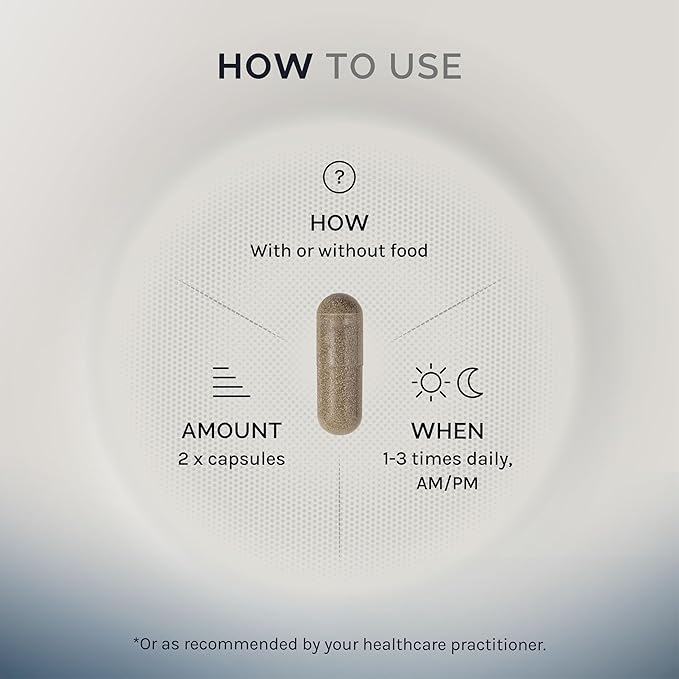 Ashwagandha for Mental Clarity and Well-Being, 60 Capsules (30-Day Supply), Adaptogenic Herbal Supplement with 1300 MG Ashwagandha