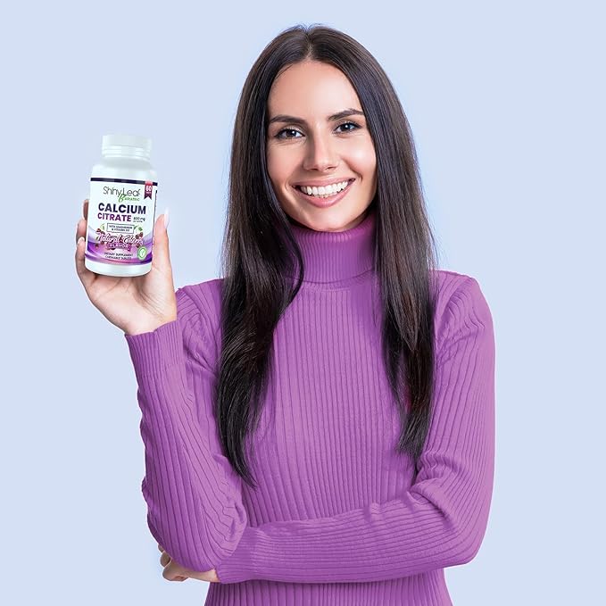 Shiny Leaf Bariatric Calcium Citrate Chews - 600mg, with Vitamin D 3 Plus Magnesium - Chewable Supplements for Women and Men, Bariatric Patients Vitamins for Bone and Joints Health, 180 Count, Cherry