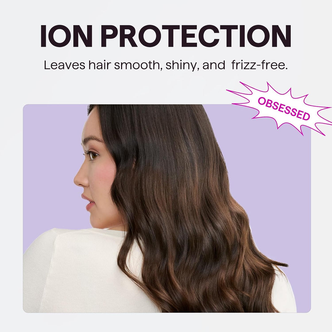 Wavytalk 1875W Ionic Hair Dryer | Diffuser & Comb for Curly Hair | Green