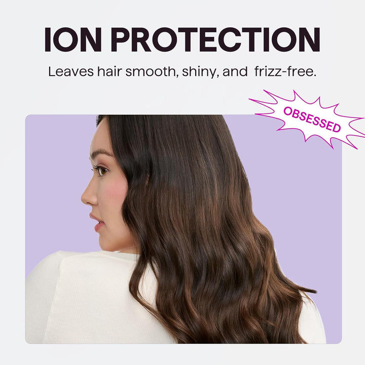 Wavytalk 1875W Ionic Hair Dryer | Diffuser & Comb for Curly Hair | Green