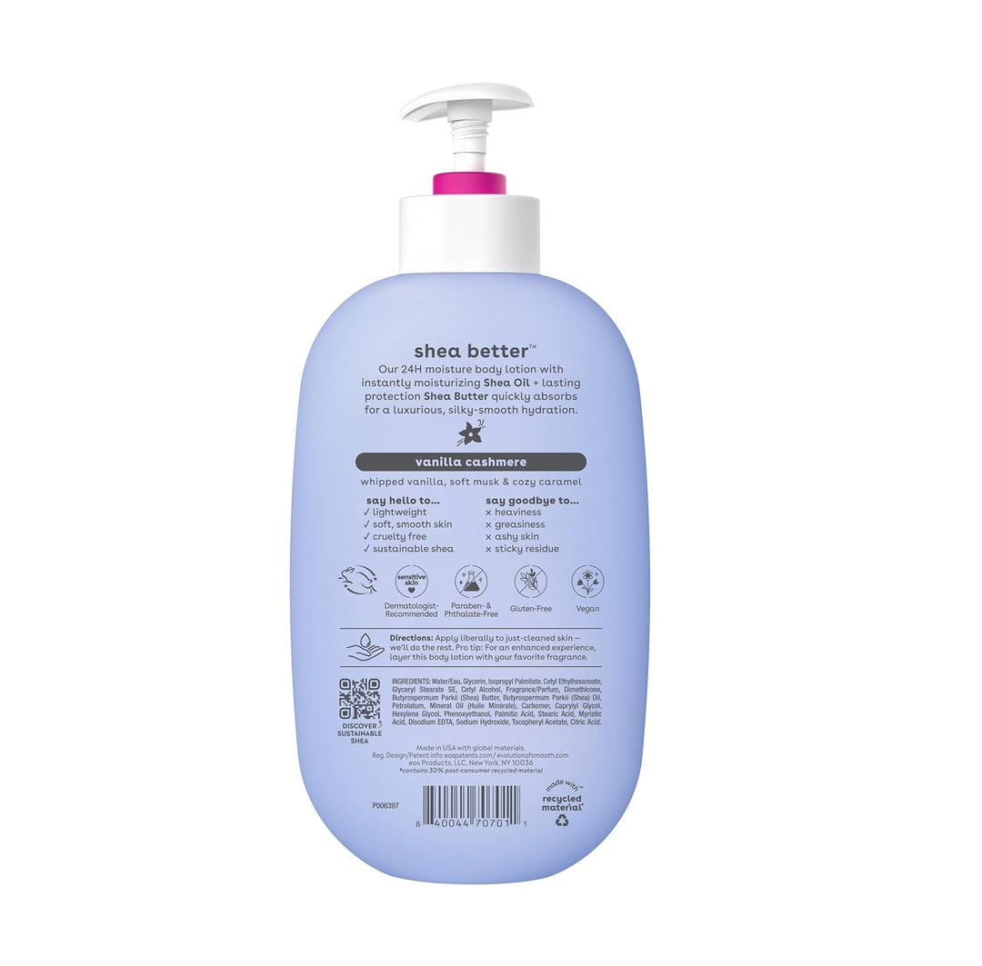 EOS Shea Better Hand Cream – Coconut Lotion for Instant Hydration | 2.5 oz (Pack of 2)