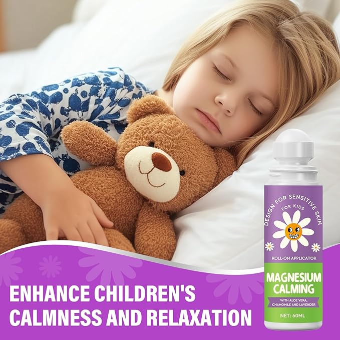 Magnesium Lotion for Kids Sleep, Bedtime Kids Magnesium Cream,Relaxation Formula for Children