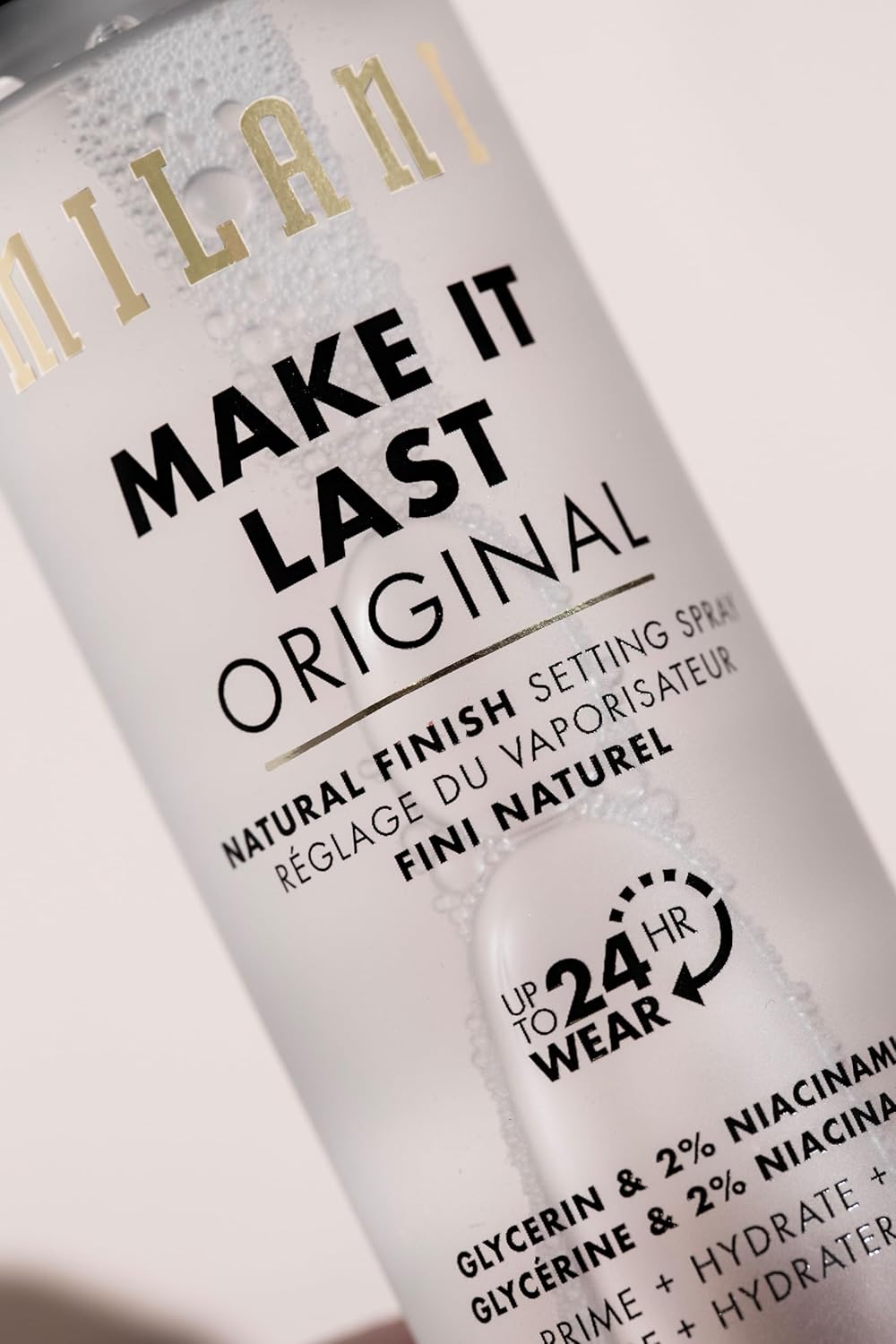 Milani Setting Spray & Primer 2-Pack | Hydrating Niacinamide & Matte Charcoal
