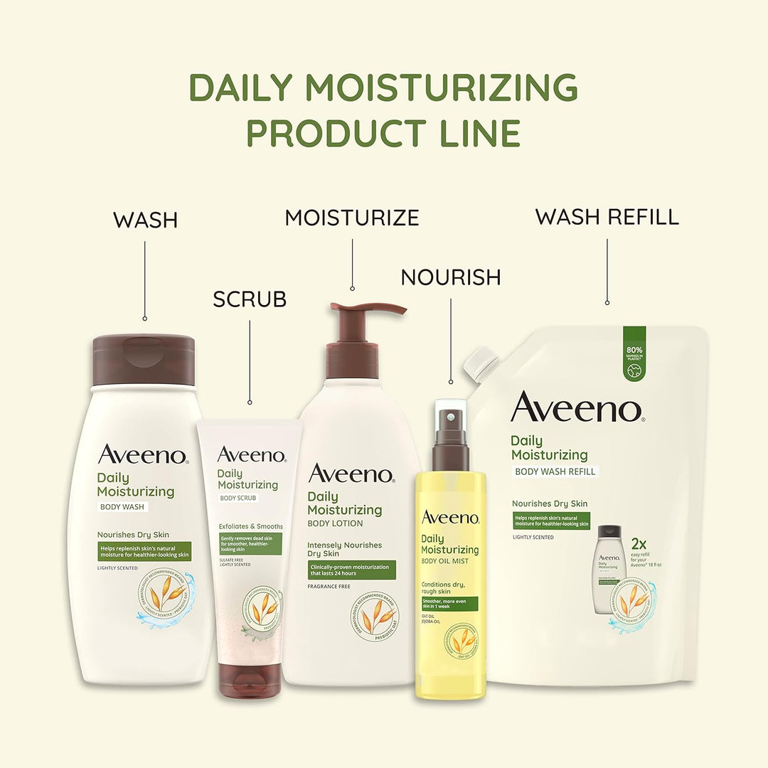 Aveeno Daily Moisturizing Lotion | 18 Fl. Oz | Hydrating & Soothing Formula
