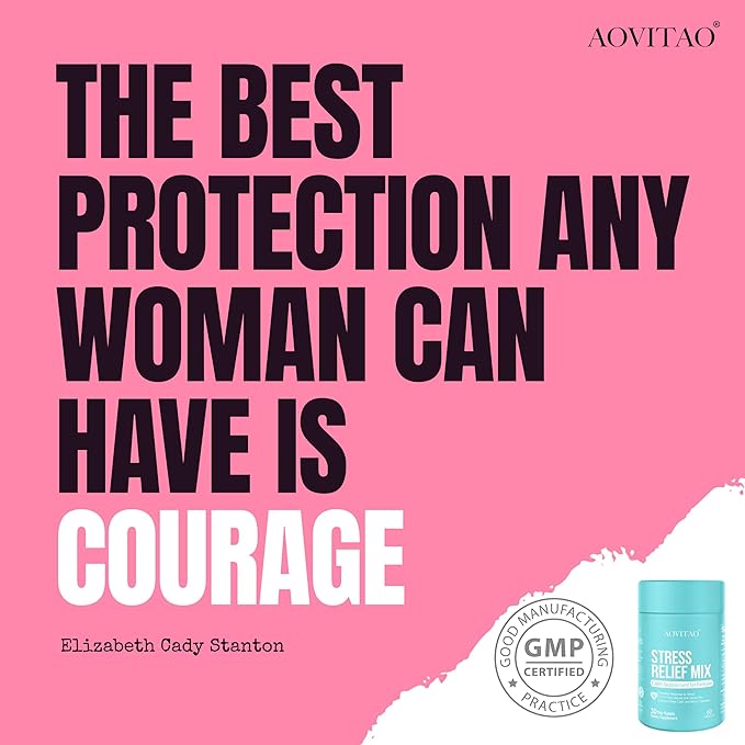 Ashwagandha for Women Supplement with L-Theanine Magnesium, Stress Relief, Focus and Relaxation Support Anxiery Pill