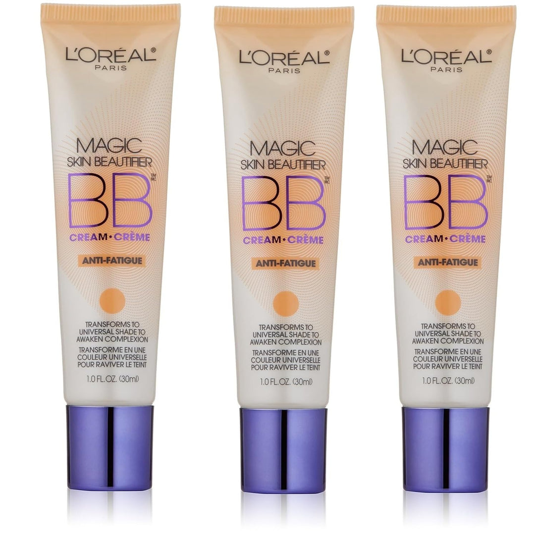 L’Oréal Paris Magic Skin Beautifier BB Cream, 1 Ounce (Pack of 3)