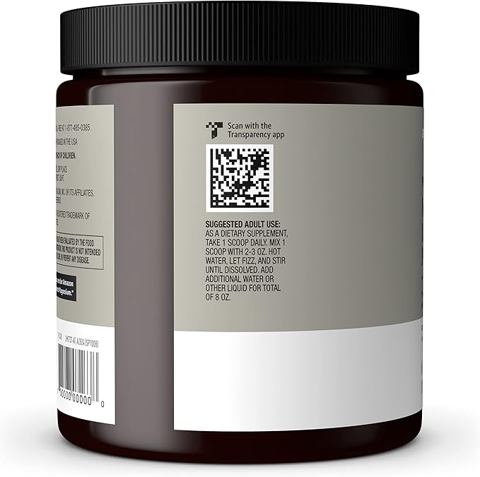 Amazon Elements Whole Food Magnesium Lemon Powder, 9.13 Ounce (Pack of 1) (70 servings)