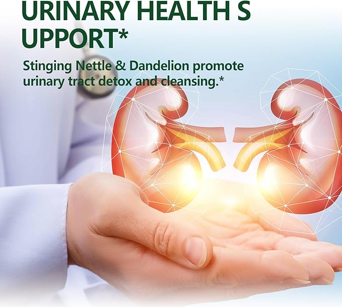Herbal Drops, Extract with Stinging Nettle Quercetin Turmeric for Allergy Support, Urinary Health & Immunity. 2oz