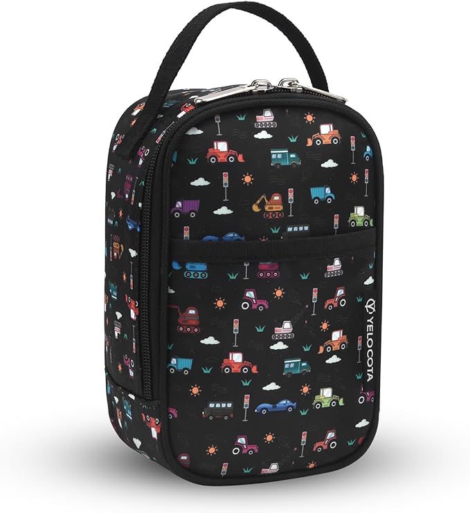 Yelocota Small Cooler Bag- Snack Bag- Insulated Lunch Bag for Kids- Lunch Thermal Bags- Exact Designed for Insulated Food Jar below 27oz-Lunch Tote Bag for Child,Men,Women