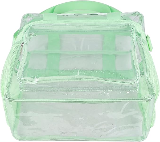 USPECLARE Clear Tote Stadium Approved, Security Travel & Gym Clear Bag for Work Sports Games Concerts