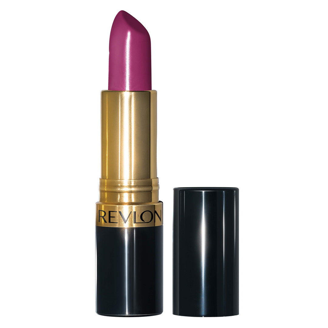 Revlon Lipstick, Super Lustrous Lipstick, Creamy Formula For Soft, Fuller-Looking Lips, Moisturized Feel In Berries, Berry Crush