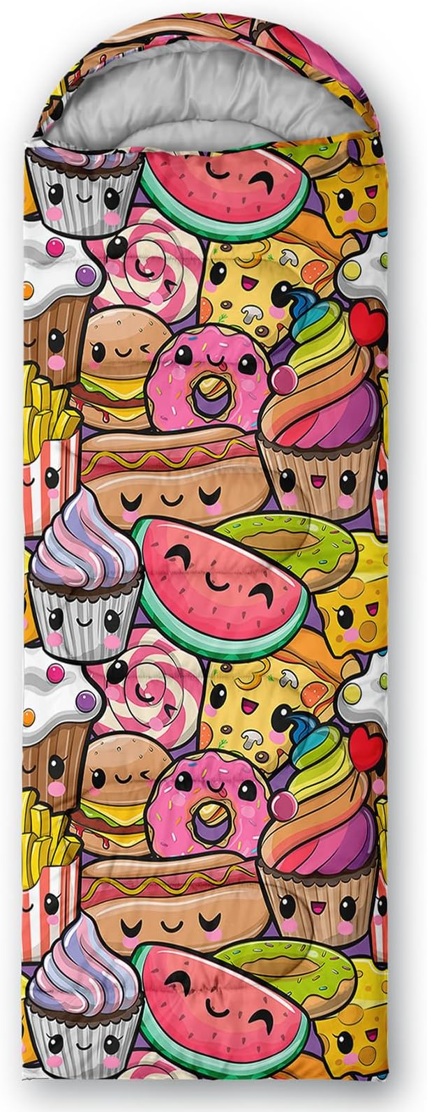 AILONEN Boys Sports Camping Sleeping Bags,Lightweight & Waterproof,3 Season Warm & Cool Weather,Black Player Basketball Sleeping Bags for Kids Adults,Travelling,Outdoors