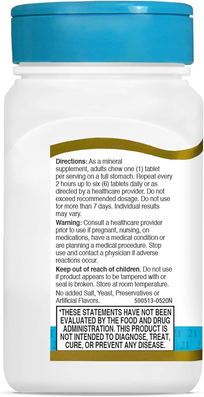 21st Century Zinc Chewable with C and B6, Cherry Chew, 90 Count (Pack of 2)