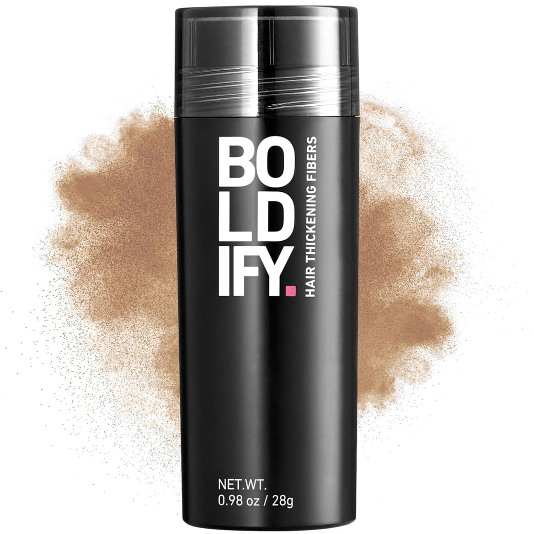 BOLDIFY Hair Fibers 28g | Thinning Hair Solution | Ash Brown for Men & Women