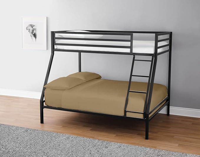 4 PC Cot Sheets, 30x75, 100% Cotton Fitted Sheet - Perfect for Narrow Twin/Rv Bunk/Camping Cot/Guest Bed Replacement, Fits Upto 4-8" Deep Mattress - Taupe Solid