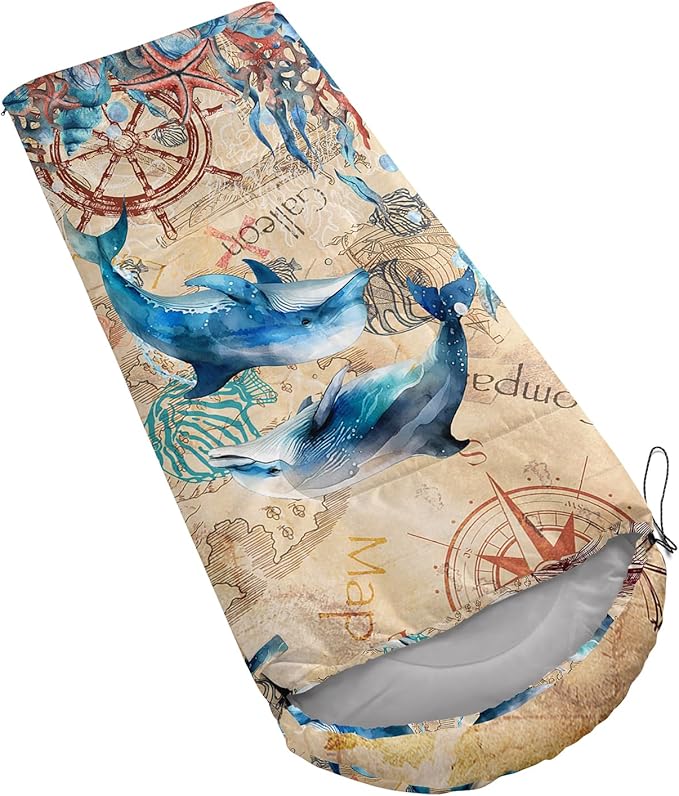 AILONEN Boys Sports Camping Sleeping Bags,Lightweight & Waterproof,3 Season Warm & Cool Weather,Black Player Basketball Sleeping Bags for Kids Adults,Travelling,Outdoors